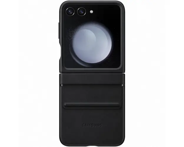 Husa de protectie Flap Husa de protectie Samsung Eco-leather Case pentru Galaxy Flip5, Black