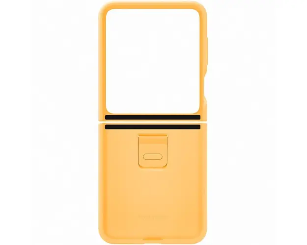Husa de protectie Silicone Case with Ring pentru Galaxy Flip5, Apricot