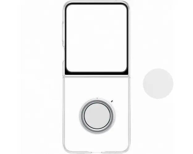 Starter Pack Husa de protectie Clear Gadget Case pentru Galaxy Flip5, Transparent + Incarcator retea Samsung 25W