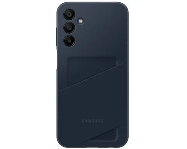 Husa de protectie Samsung Card Slot Case pentru Galaxy A15, Blue Black