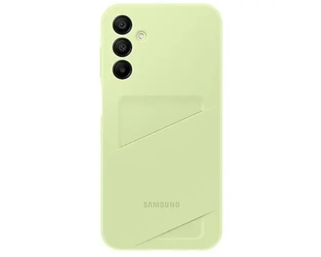 Husa de protectie Samsung Card Slot Case pentru Galaxy A15, Lime