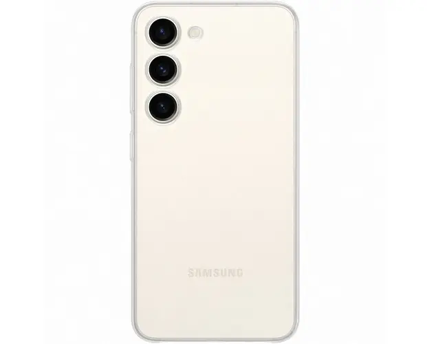 Husa de protectie Samsung Clear Case pentru Galaxy S23, Transparent
