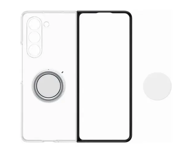 Husa de protectie Samsung Clear Gadget Case pentru Galaxy Fold5, Transparent