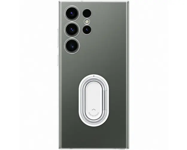 Husa de protectie Samsung Clear Gadget Case pentru Galaxy S23 Ultra, Transparent