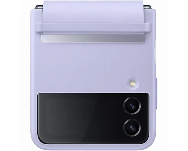 Husa de protectie Samsung Flap Leather Cover pentru Galaxy Z Flip4, Serene Purple