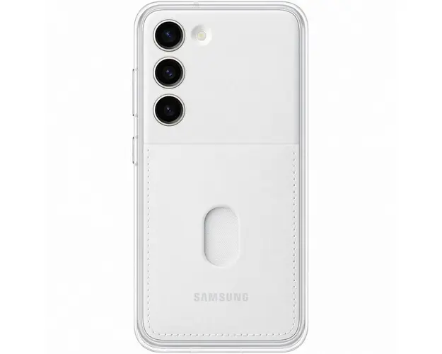 Husa de protectie Samsung Frame Case pentru Galaxy S23, White