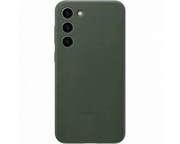 Husa de protectie Samsung Leather Case pentru Galaxy S23 Plus, Green