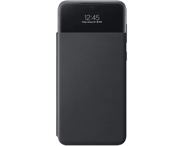 Husa de protectie Samsung S View Wallet Cover pentru Galaxy A33 5G, Black