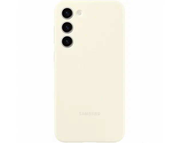Husa de protectie Samsung Silicone Case pentru Galaxy S23 Plus, Cotton