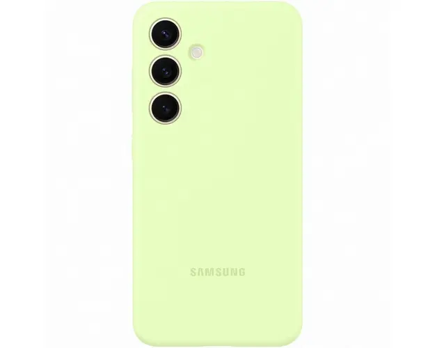 Husa de protectie Samsung Silicone Case pentru Galaxy S24+, LIGHT GREEN