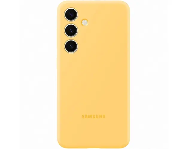 Husa de protectie Samsung Silicone Case pentru Galaxy S24+, YELLOW