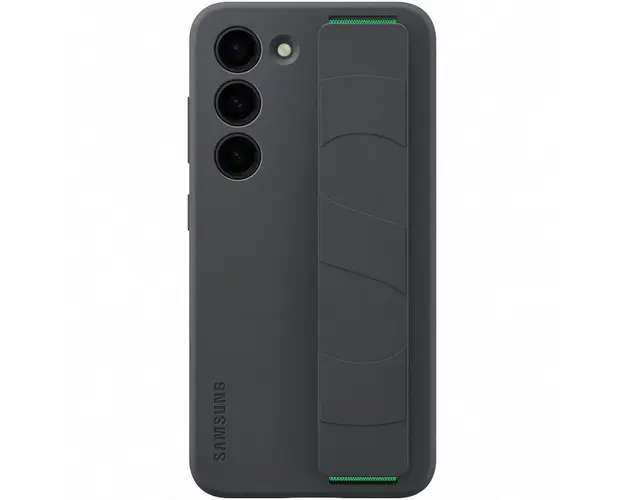 Husa de protectie Samsung Silicone Grip Case pentru Galaxy S23, Black