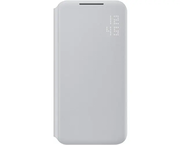 Husa de protectie Samsung Smart LED View Cover pentru Galaxy S22, Light Gray