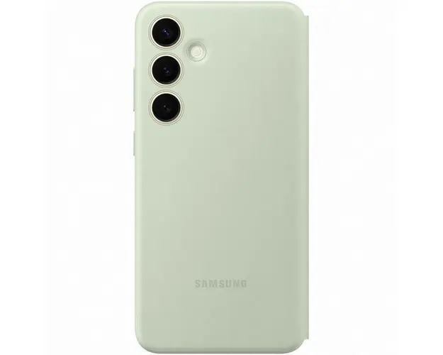 Husa de protectie Samsung Smart View Wallet Case pentru Galaxy S24+, LIGHT GREEN