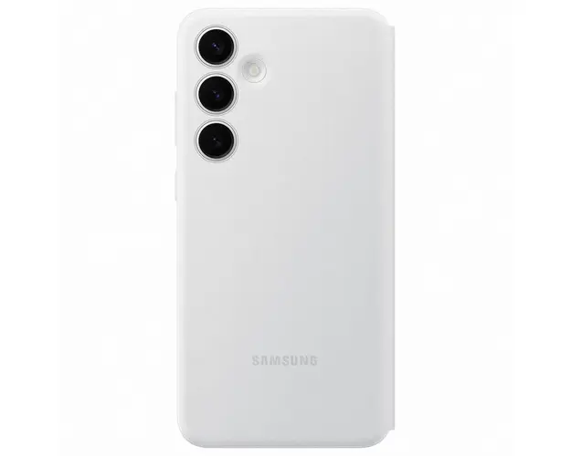 Husa de protectie Samsung Smart View Wallet Case pentru Galaxy S24+, WHITE