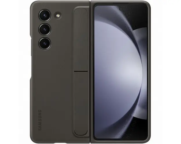 Husa de protectie Samsung Standing Case with Strap pentru Galaxy Fold5, Graphite