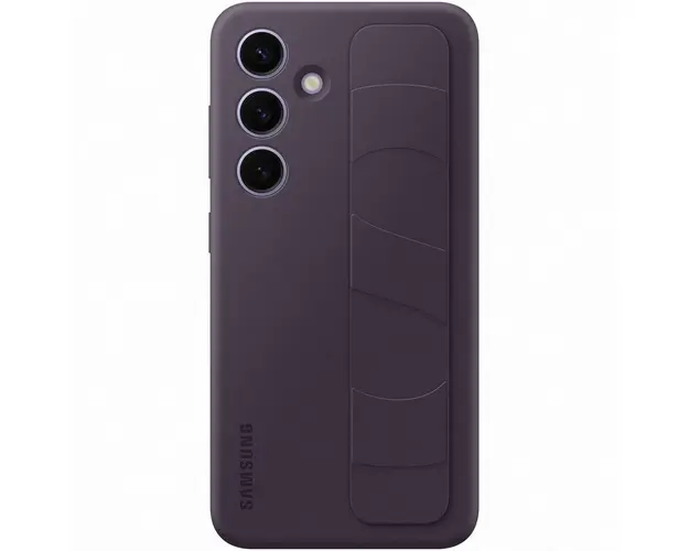 Husa de protectie Samsung Standing Grip Case pentru Galaxy S24, DARK VIOLET