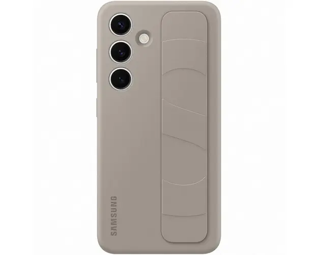 Husa de protectie Samsung Standing Grip Case pentru Galaxy S24, TAUPE