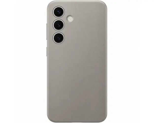 Husa de protectie Samsung Vegan Leather Case pentru Galaxy S24, TAUPE