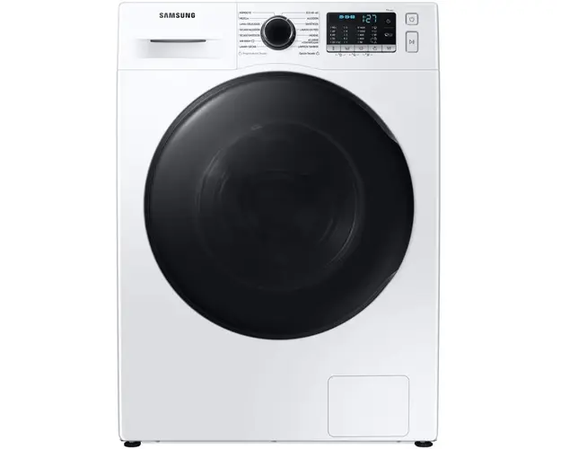 Masina de spalat rufe cu uscator Samsung WD90TA046BE/LE, Spalare 9 kg, Uscare 6 kg, 1400 RPM, Clasa E, Eco Bubble, Bubble Soak, Steam, Airwash, Motor Digital Inverter, Alb