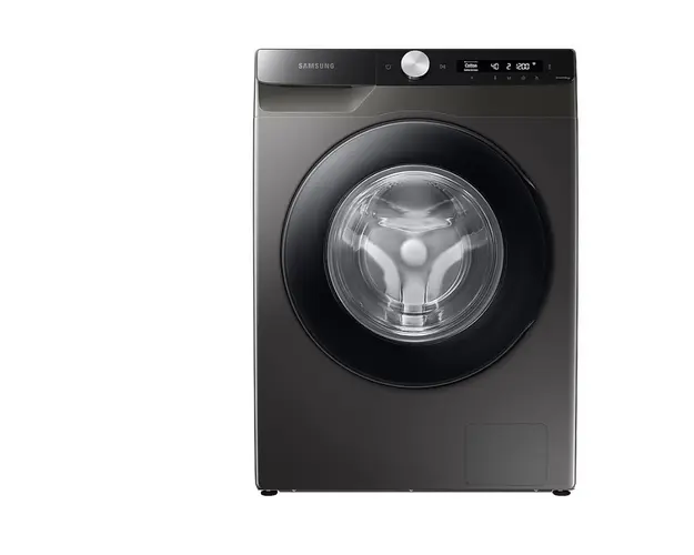 Masina de spalat rufe Samsung WW80T504DAXAS7, 8kg, 1400rpm, Clasa A, Motor Digital Inverter, Eco Bubble, Ai Control, Wi-Fi, Display, inox