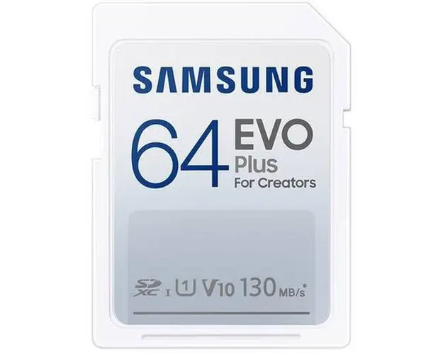 Card de memorie Samsung Full SDEVO Plus, 64GB, 130MB/s
