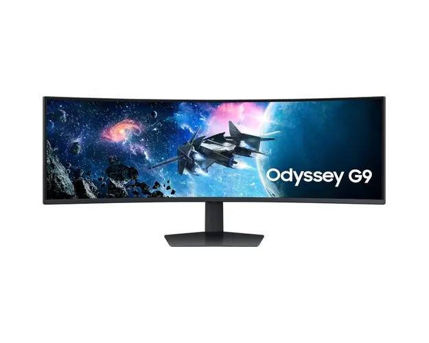 Monitor LED Samsung Gaming Odyssey G9 G95C LS49CG950EUXEN Curbat 49 inch DQHD VA 1 ms 240 Hz HDR FreeSync Premium Pro