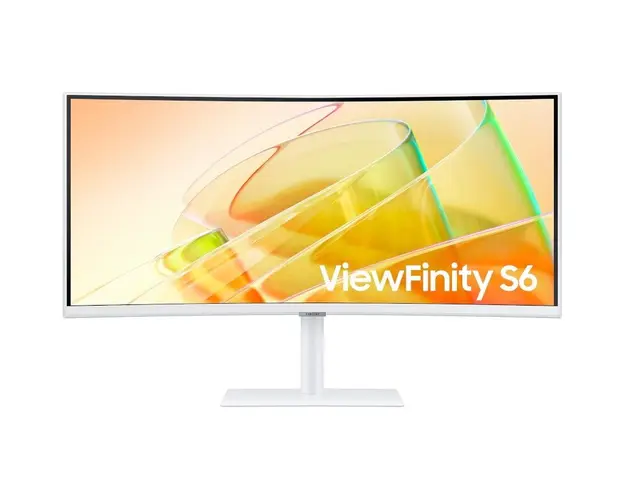 Monitor LED Samsung ViewFinity S6 S65TC LS34C650TAUXEN Curbat 34 inch UWQHD VA 5 ms 100 Hz Thunderbolt HDR FreeSync