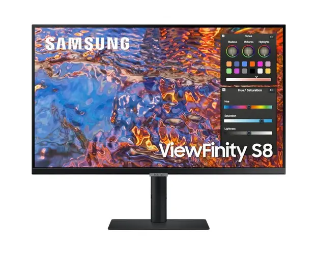 Monitor LED Samsung ViewFinity S8 S80PB LS27B800PXPXEN 27 inch UHD IPS 5 ms 60 Hz USB-C HDR
