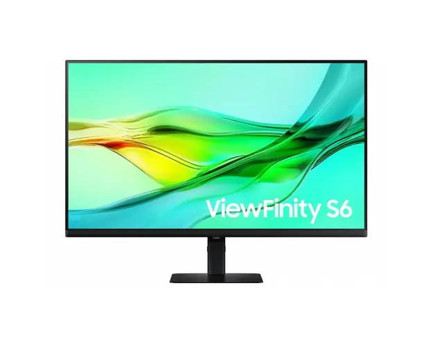 Monitor LED 32&#039;&#039; Samsung ViewFinity S6 LS32D600UAUXEN QHD VA 5ms 100Hz, sRGB: 99% Coverage, HDR10, USB-C, HDMI, Negru