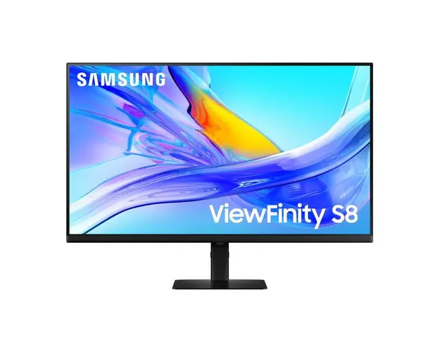 Monitor LED Samsung ViewFinity S8 LS32D800UAUXEN, 32, 4K, 60 Hz, HDR10, incarcare USB, negru