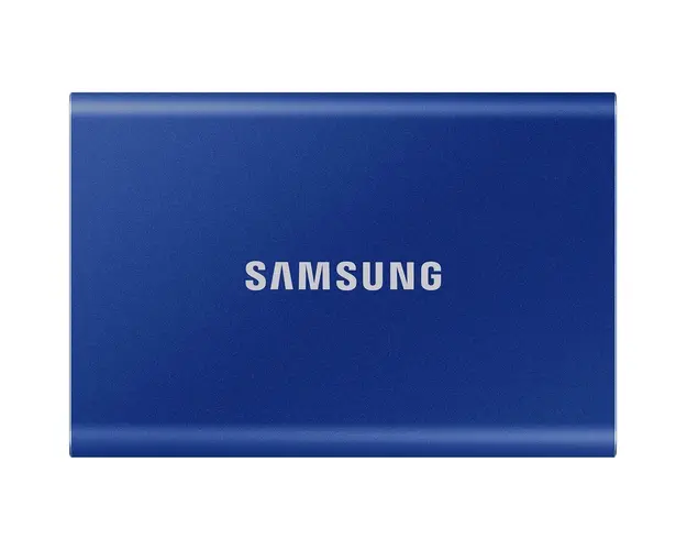 SSD extern Samsung T7 portabil, 500GB, USB 3.2, Indigo Blue