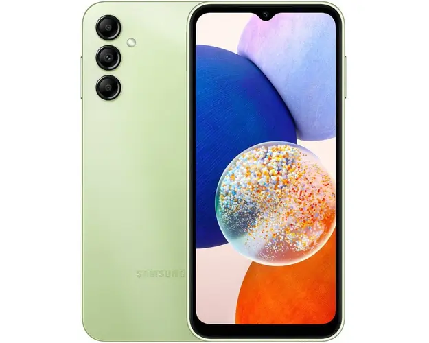 Telefon mobil Samsung Galaxy A14, Dual SIM, 4GB RAM, 64GB, 5G, Light Green