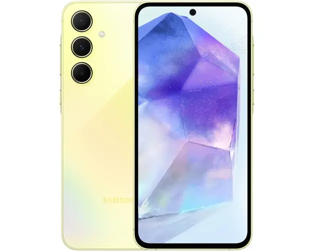 Telefon mobil Samsung Galaxy A55, Dual SIM, 8GB, 128GB, 5G, Awesome Lemon
