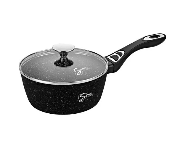 Cratita antiaderenta cu maner si capac Samus VER200LSPB-20 cm