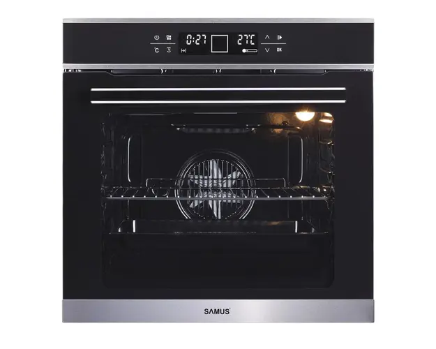Cuptor incorporabil Samus SC627GDX10 , 75 l, 2000W, Negru