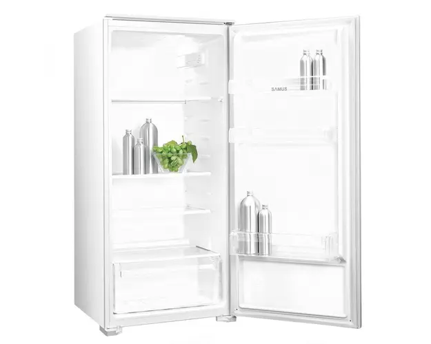 Frigider Racitor Incorporabil Samus SRBI223, 199 L, Termostat Reglabil, Picioare reglabile, Alb