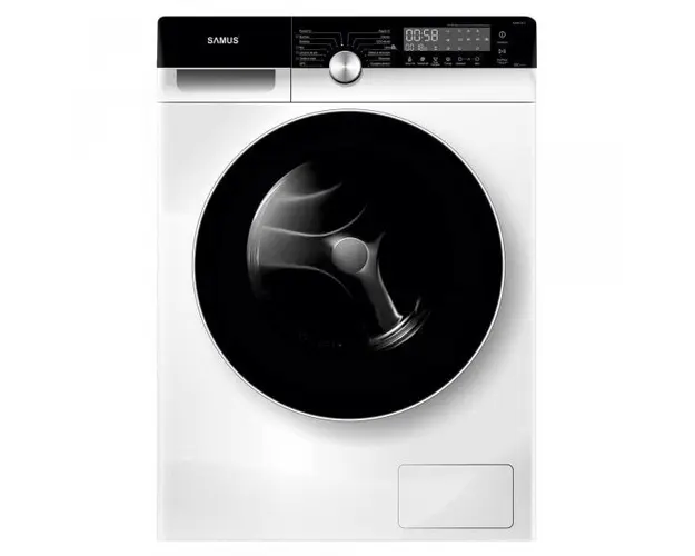 Masina de spalat rufe Samus WSDKI-70141, 7 kg, Motor inverter, 16 programe, 1400 rpm, Clasa A, Bloacare acces copii, Alb