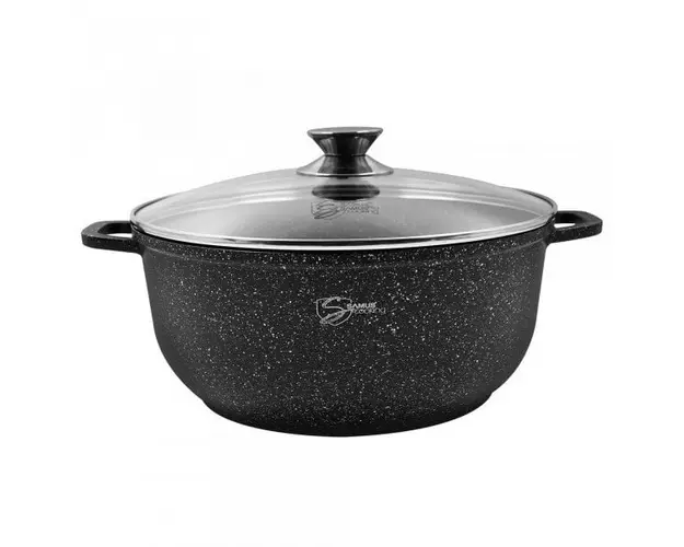 Oala din aluminiu turnat TOL28-OC, 6.5 L, 28 x 12.5 cm