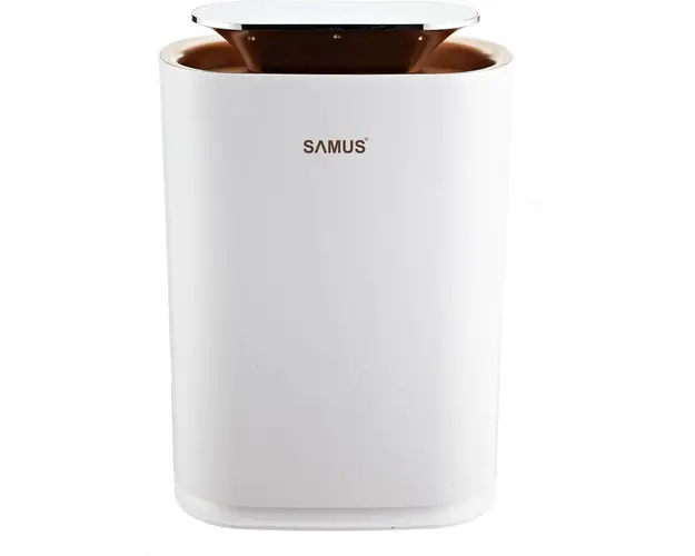 Purificator de aer Samus SENSITY 38, Wi-Fi, Mod nocturn, Senzor praf/fum, Panou comanda tactil, Blocare copii, Alb