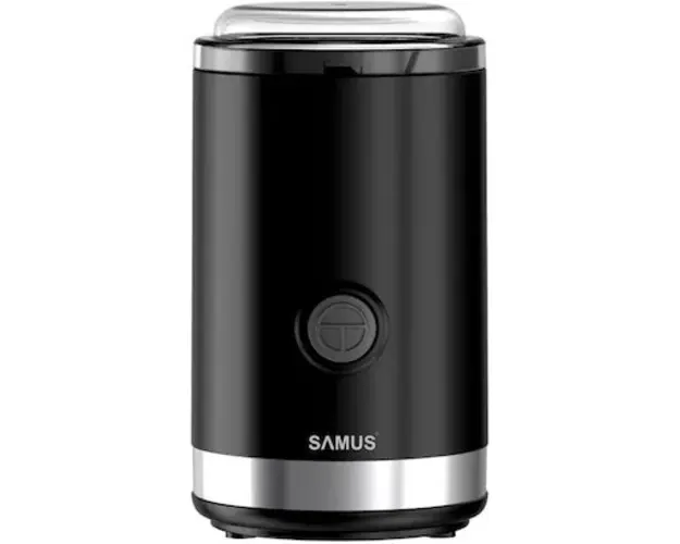 Rasnita Samus FINETTO, Putere 150W, Capacitate 50g, Lama din inox, Negru