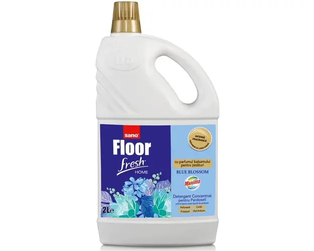 Detergent pentru pardoseli Sano Floor Fresh Home, Blue Blossom, 2l