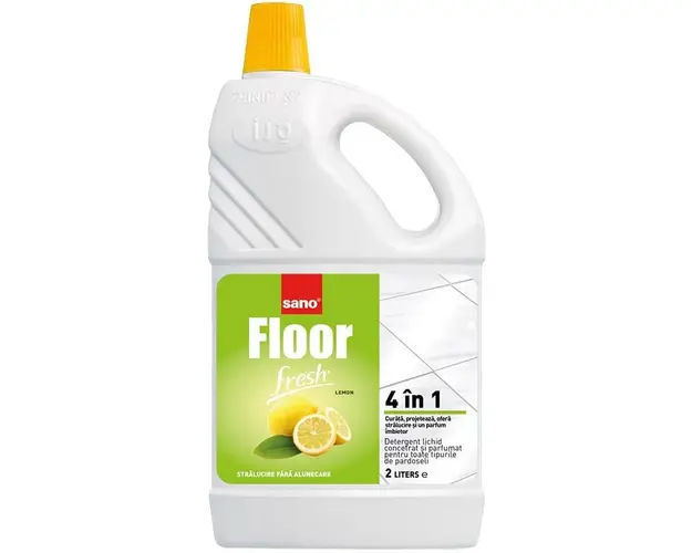 Detergent pentru pardoseli Sano Floor Fresh Lemon, 2l