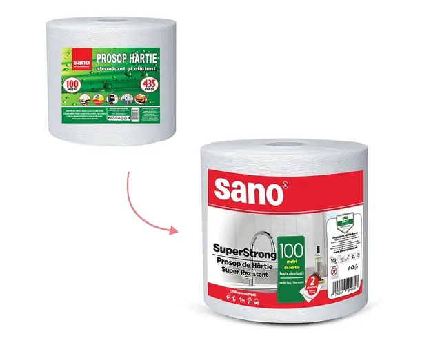 Prosop hartie Sano Monorola, 100m