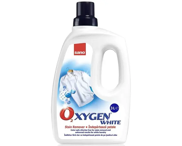 Solutie pentru indepartarea petelor Sano Oxygen White, 3l