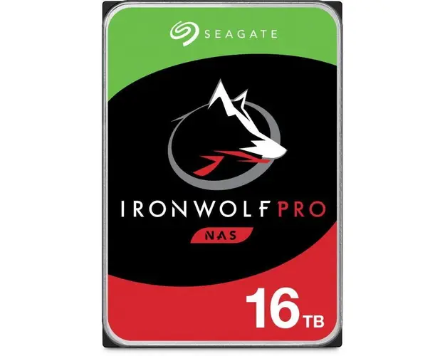 HDD intern 3.5, 16TB, IronWolf PRO, SATA 6Gb/s 7200rpm, 256MB