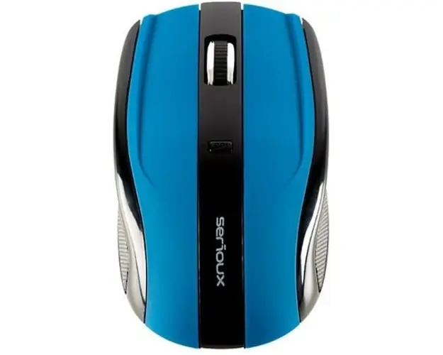 Mouse Rainbow 400, fara fir, USB, albastru