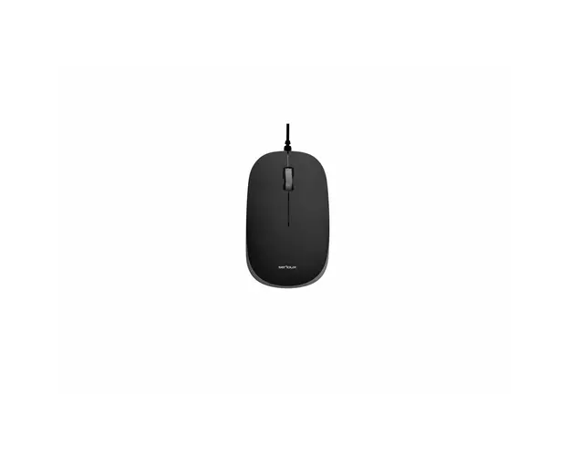 Mouse Serioux cu fir SRX9800BGR, USB, 1000 dpi, ambidextru, negru-gri