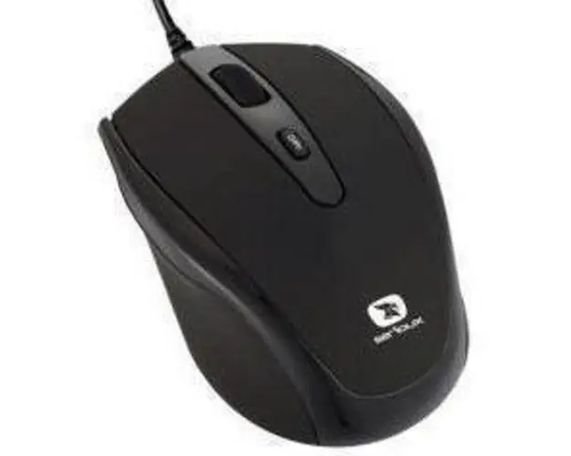 Mouse USB Serioux Pastel 3300 PMO3300-BK