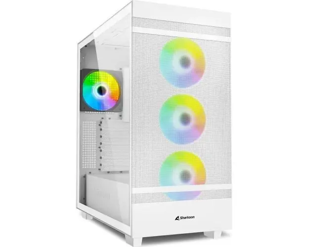 Carcasa Rebel C50 RGB WHITE MID Tower
